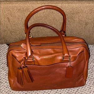 PRICE JUST REDUCED: Used Brown Leather Coach Bag